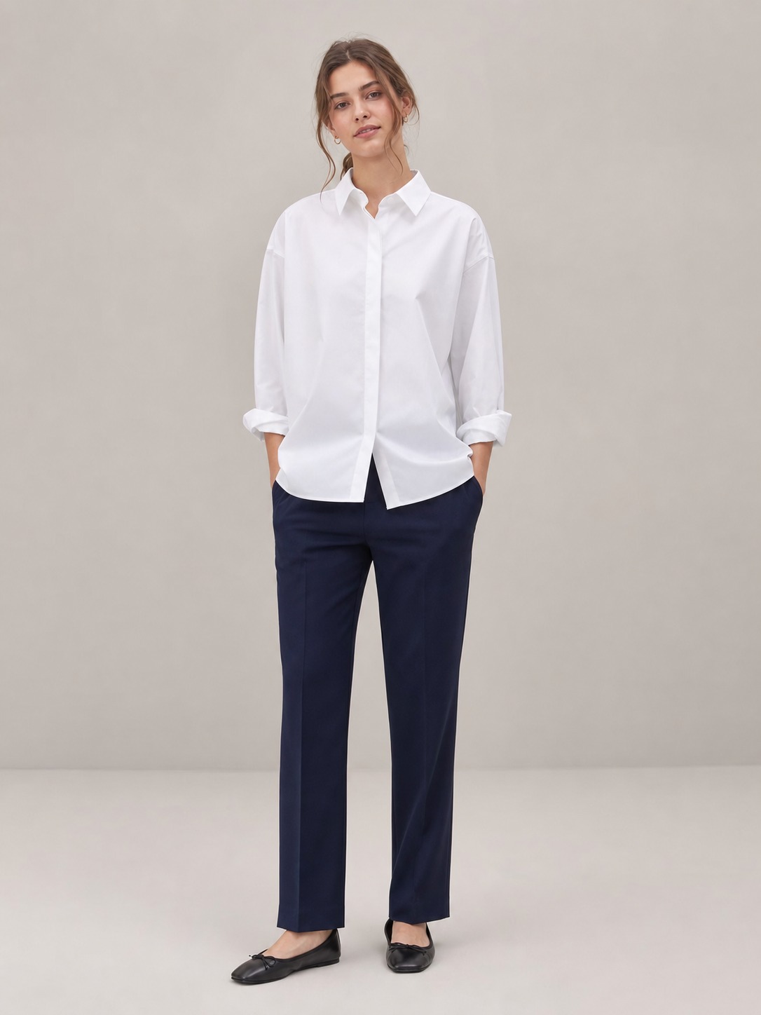 Minimal Poplin Shirt