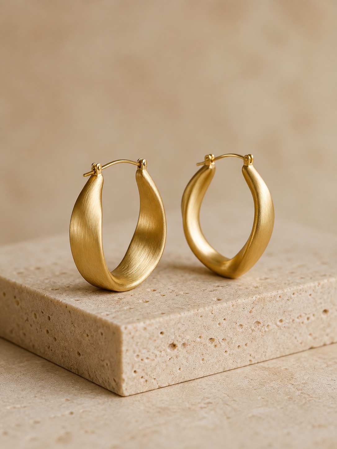 Sculptural Hoop Earrings